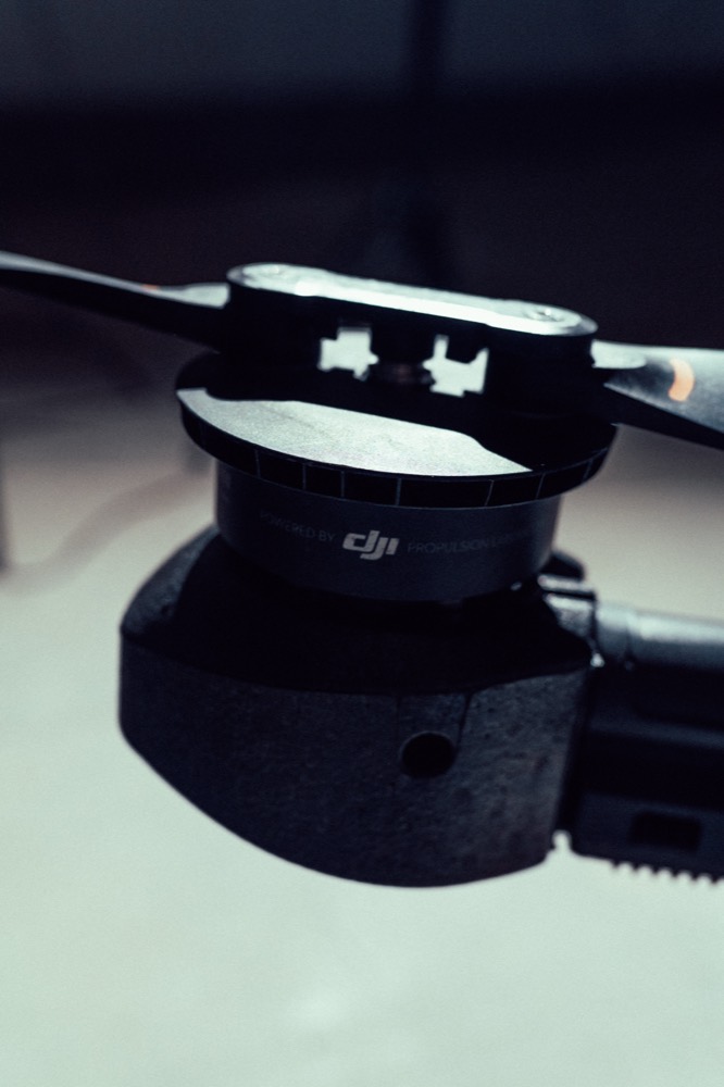 Detalle de un dron